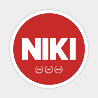 Niki - Niki Lauda three time World Champion tribute Magnet